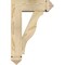 Ekena Millwork Funston Arts and Crafts Rough Sawn Bracket w/ Offset Brace, Douglas Fir, 6"W x 16"D x 24"H BKT0604X16X24FST03RDF - alternate 2